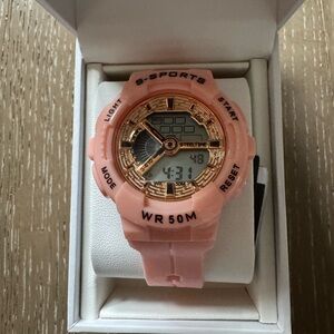 SteelTime Pink Digital Sports Watch